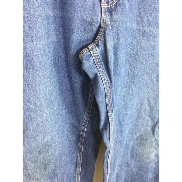 Carhartt Mens Cat2 FR Work  Carpenter Cargo Original Fit Jeans Blue Size 38x43 - Picture 2 of 15